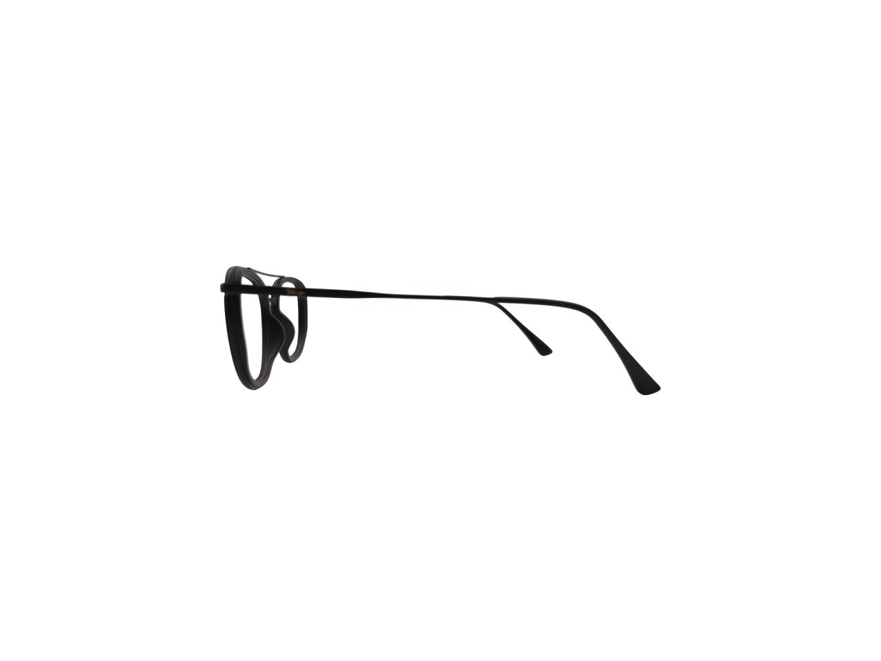 Tom Eye Metal Aviator Black Eyeglasses