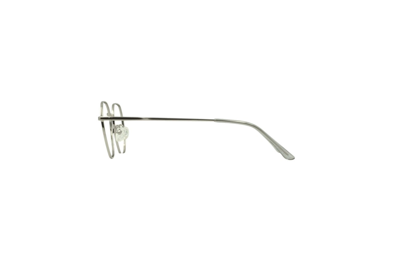 Tom Eye Metal Round Silver Eyeglasses