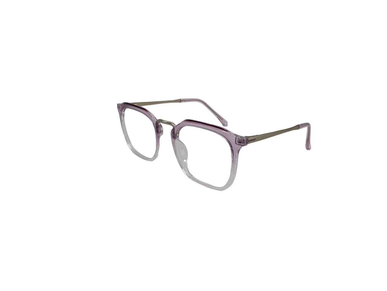 Tom Eye Side Metal Square Purple Color Eyeglasses