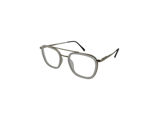 Tom Eye Metal Aviator Silver White Eyeglasses