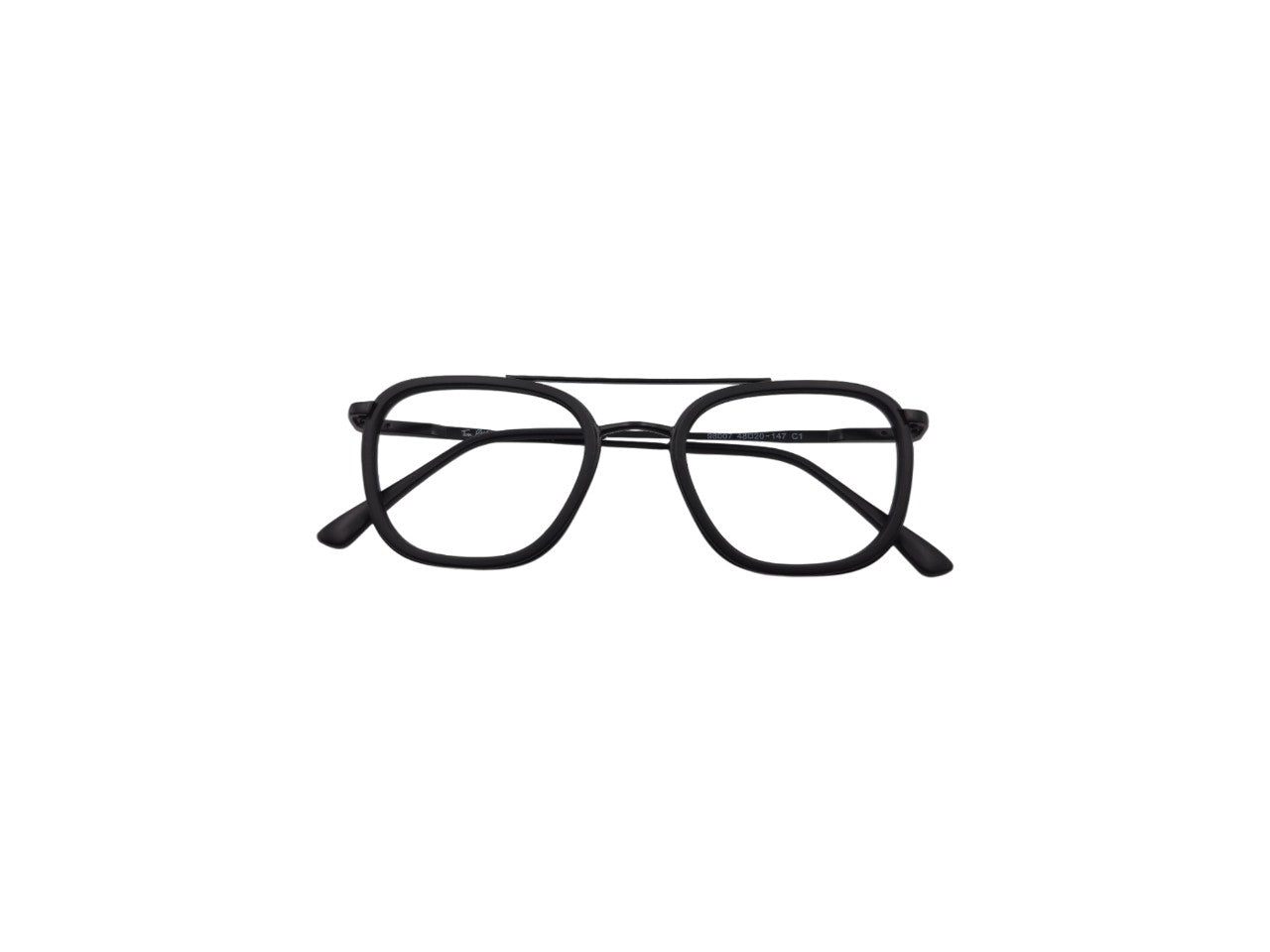 Tom Eye Metal Aviator Black Eyeglasses