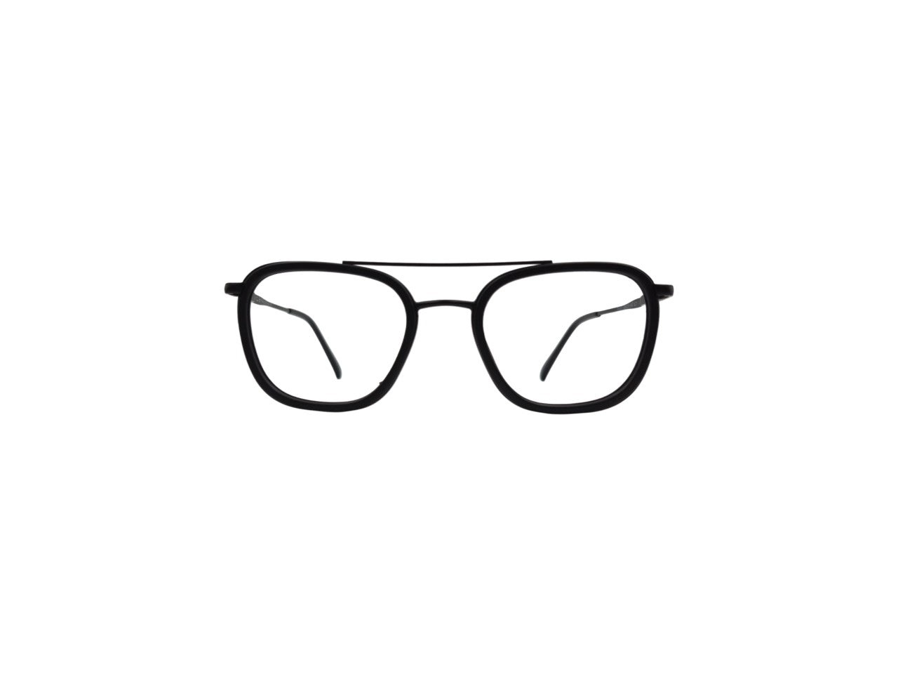 Tom Eye Metal Aviator Black Eyeglasses