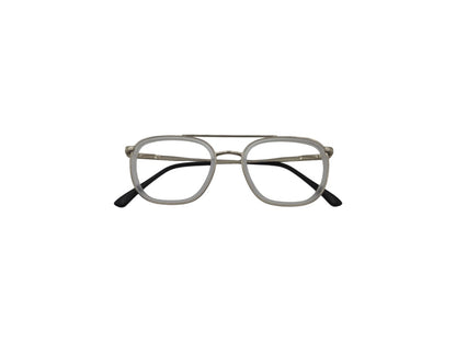 Tom Eye Metal Aviator Silver White Eyeglasses