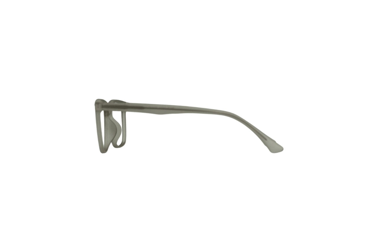 Tom Eye Rectangle Grey Eyeglasses