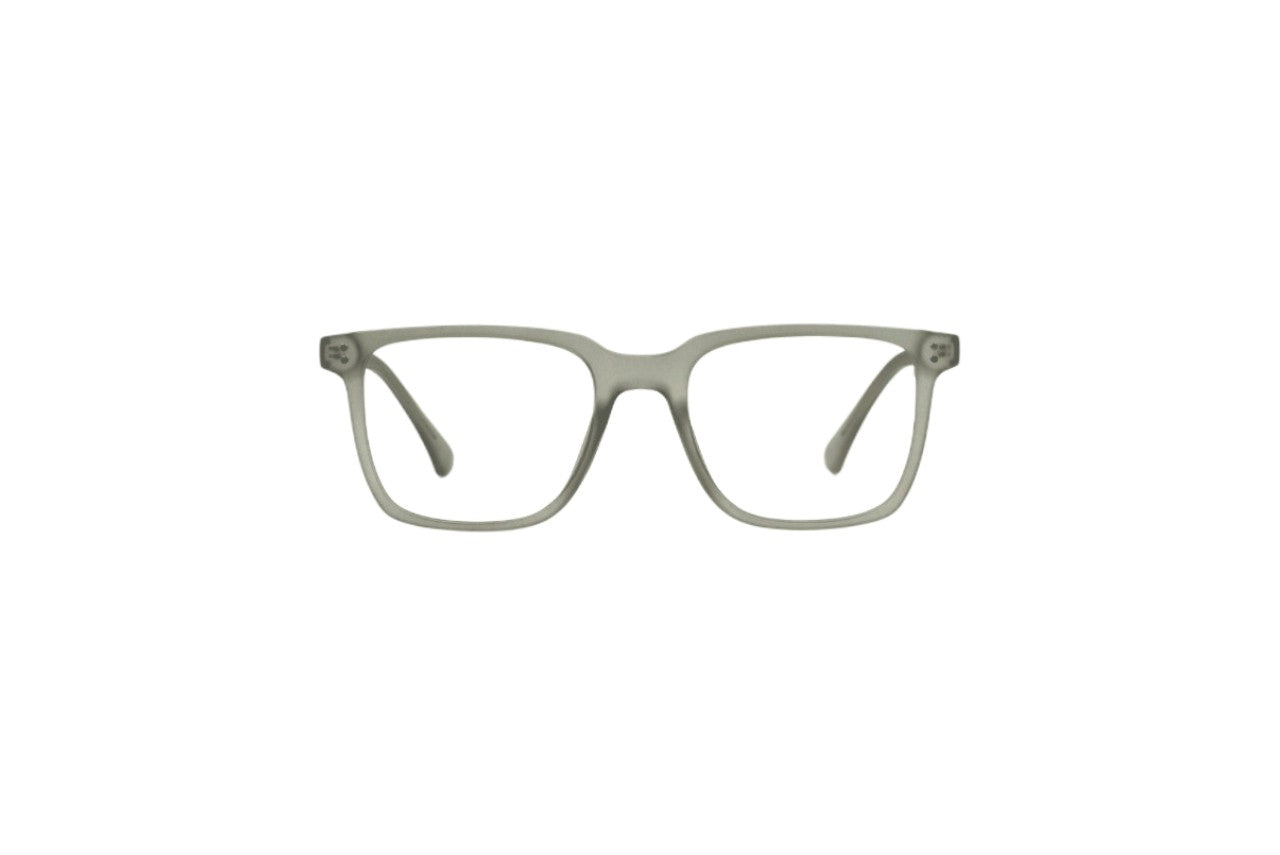 Tom Eye Rectangle Grey Eyeglasses