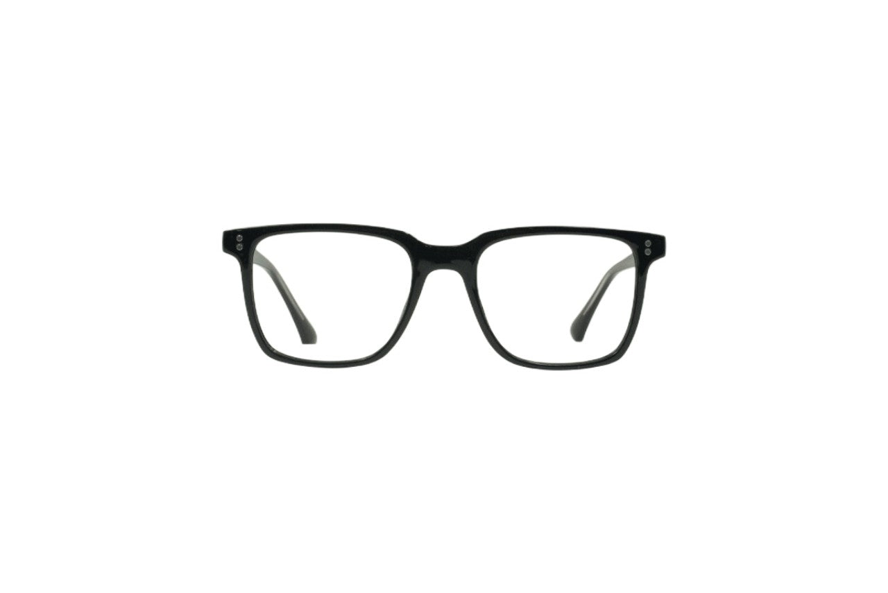 Tom Eye Rectangle Shine Black Eyeglasses