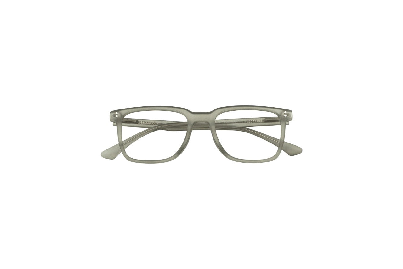 Tom Eye Rectangle Grey Eyeglasses
