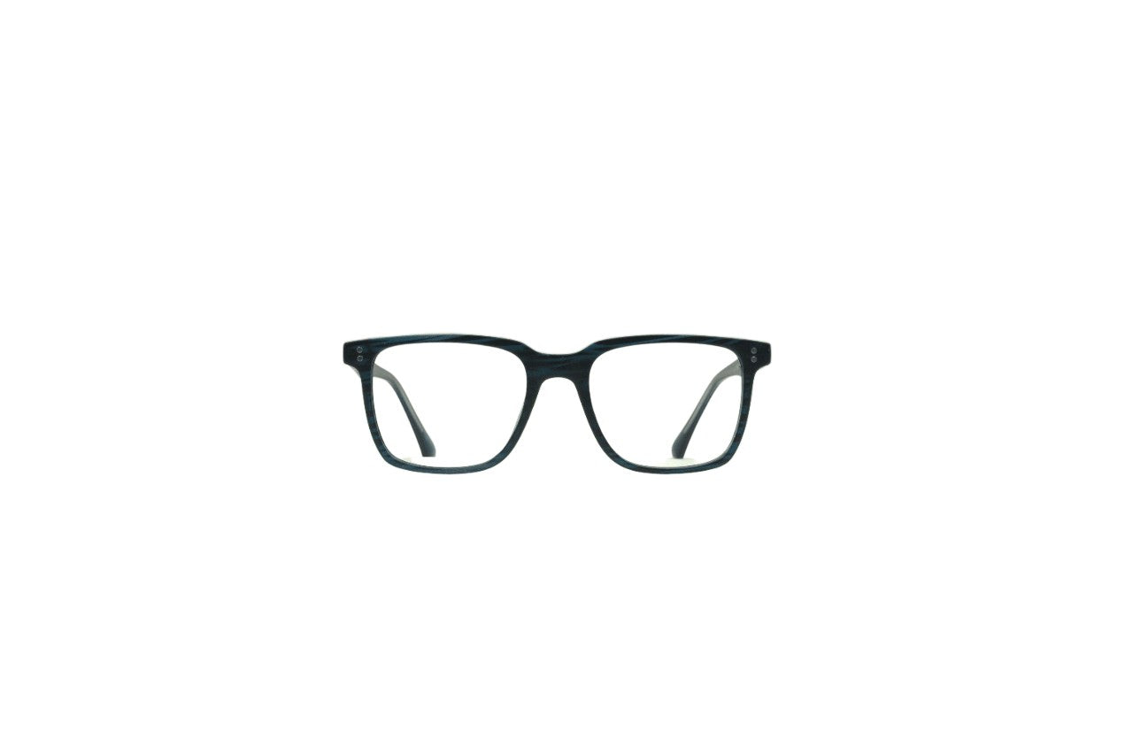 Tom Eye Rectangle Blue Eyeglasses