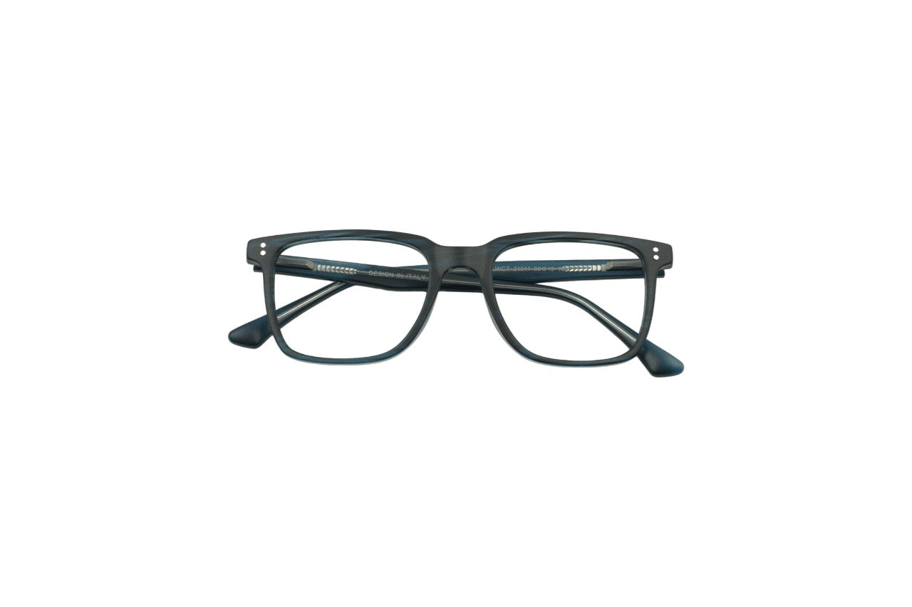 Tom Eye Rectangle Blue Eyeglasses