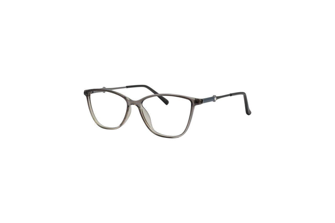 Tom Eye Cat Eye Transparent Grey Eyeglasses