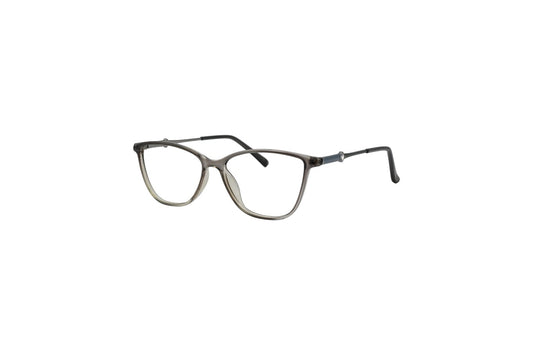 Tom Eye Cat Eye Transparent Grey Eyeglasses