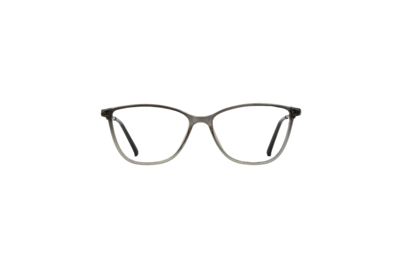 Tom Eye Cat Eye Transparent Grey Eyeglasses