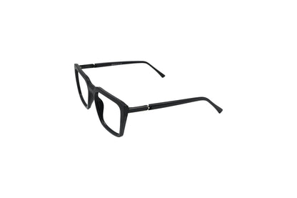 Tom Eye Side Metal Square Black Eyeglasses