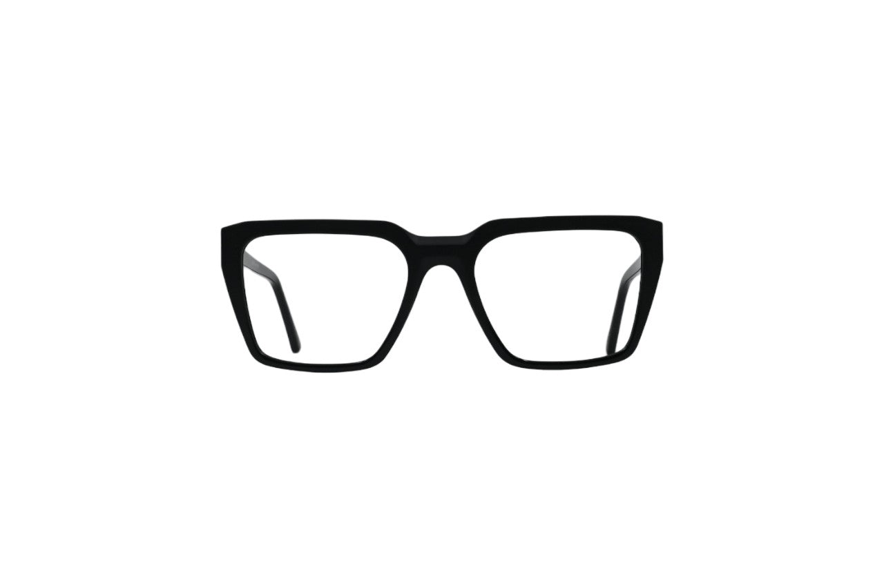 Tom Eye Side Metal Square Black Eyeglasses