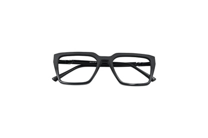 Tom Eye Side Metal Square Black Eyeglasses
