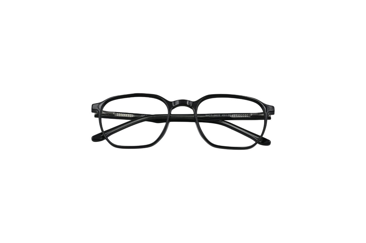 Tom Eye Square Black Eyeglasses