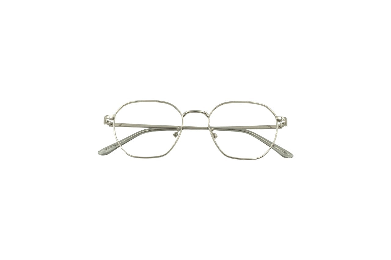Tom Eye Metal Round Silver Eyeglasses