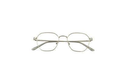 Tom Eye Metal Round Silver Eyeglasses