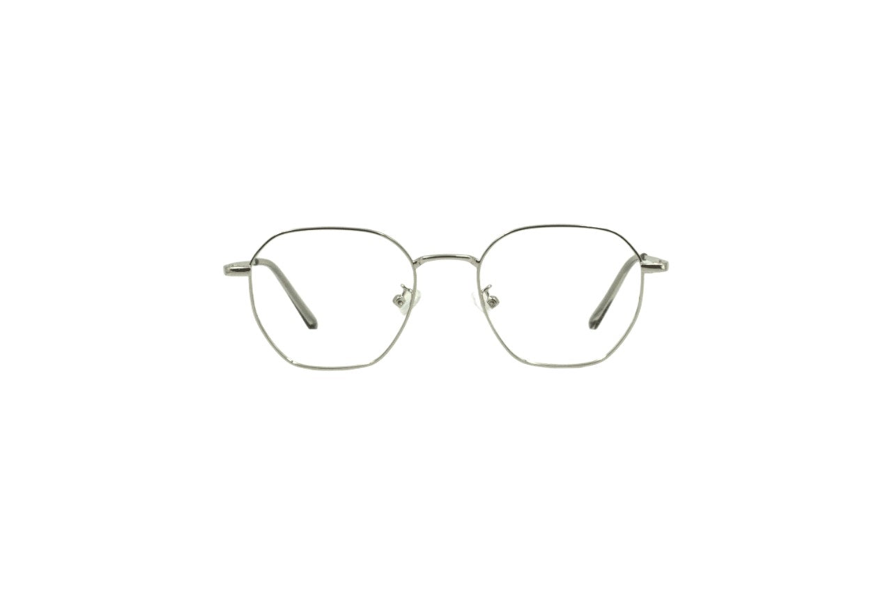 Tom Eye Metal Round Silver Eyeglasses