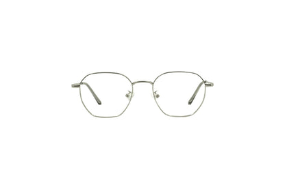Tom Eye Metal Round Silver Eyeglasses