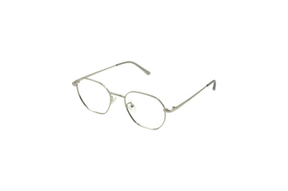 Tom Eye Metal Round Silver Eyeglasses