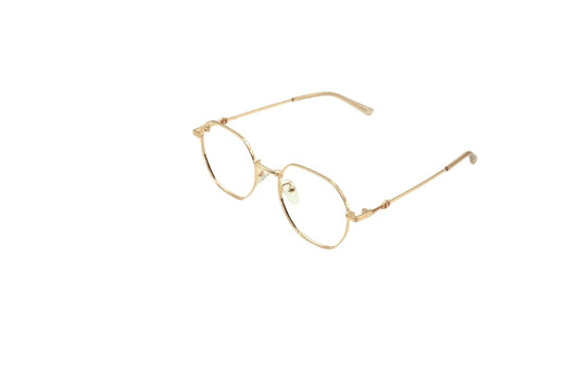 Tom Eye Metal Round Rose Gold Eyeglasses