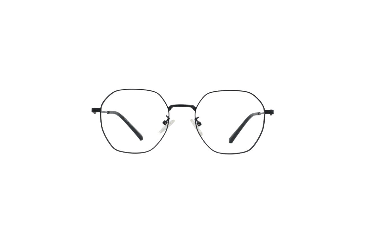 Tom Eye Metal Round Black Eyeglasses