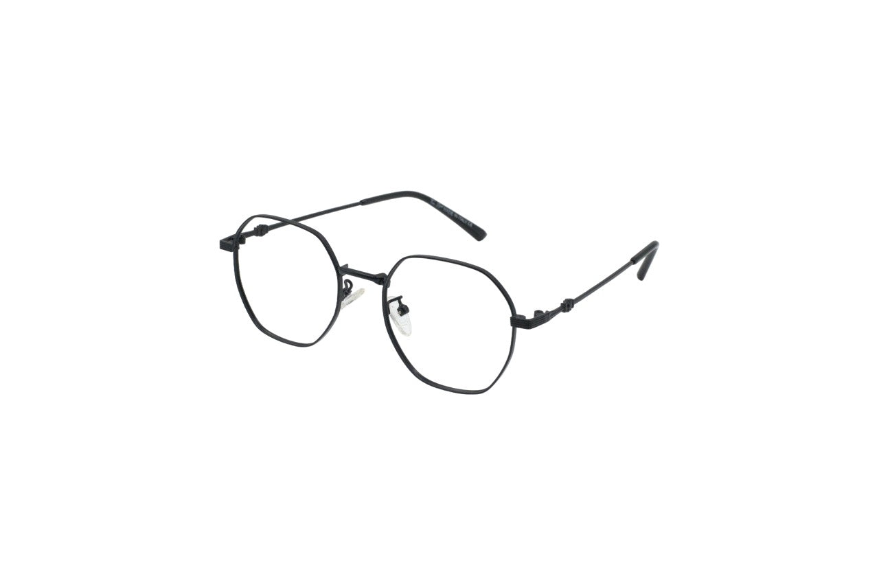 Tom Eye Metal Round Black Eyeglasses