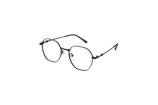 Tom Eye Metal Round Black Eyeglasses
