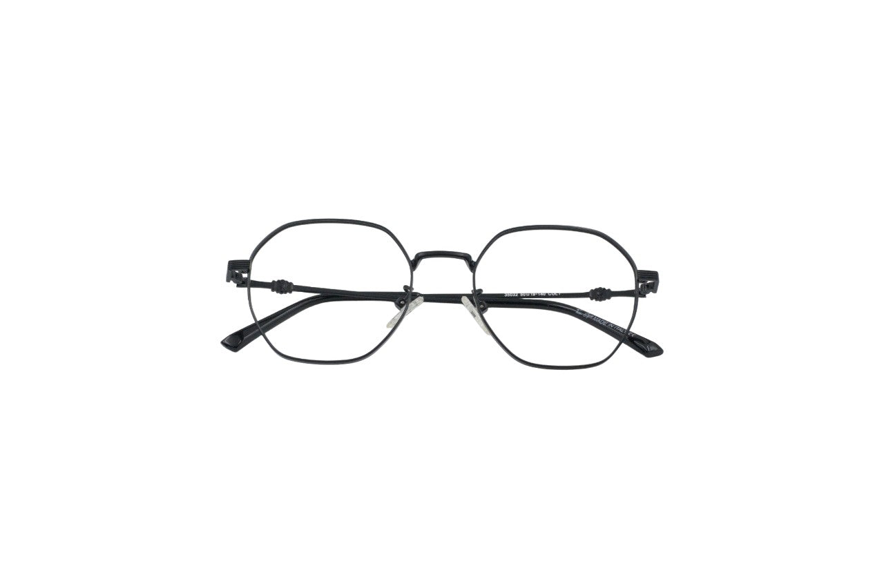 Tom Eye Metal Round Black Eyeglasses