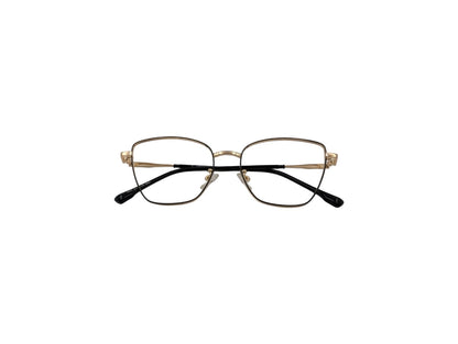 Tom Eye Metal Cat Eye Black Gold Color Eyeglasses