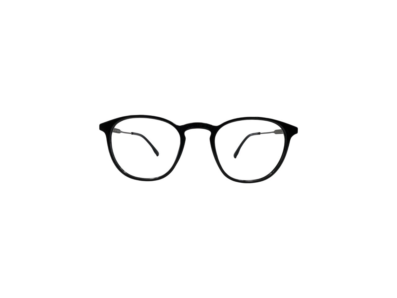 Tom Eye Round Matte Black Eyeglasses
