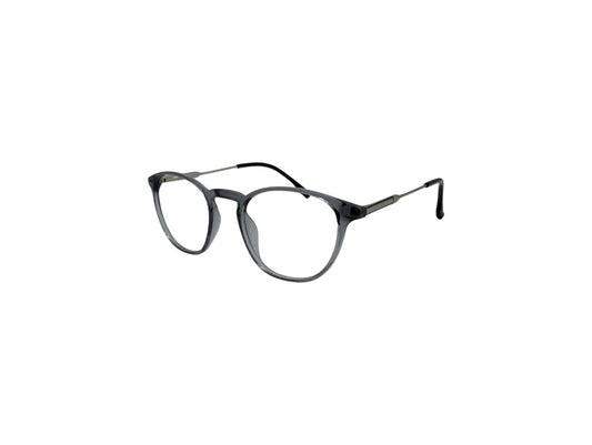 Tom Eye Round Grey Eyeglasses