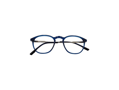 Tom Eye Round Blue Eyeglasses