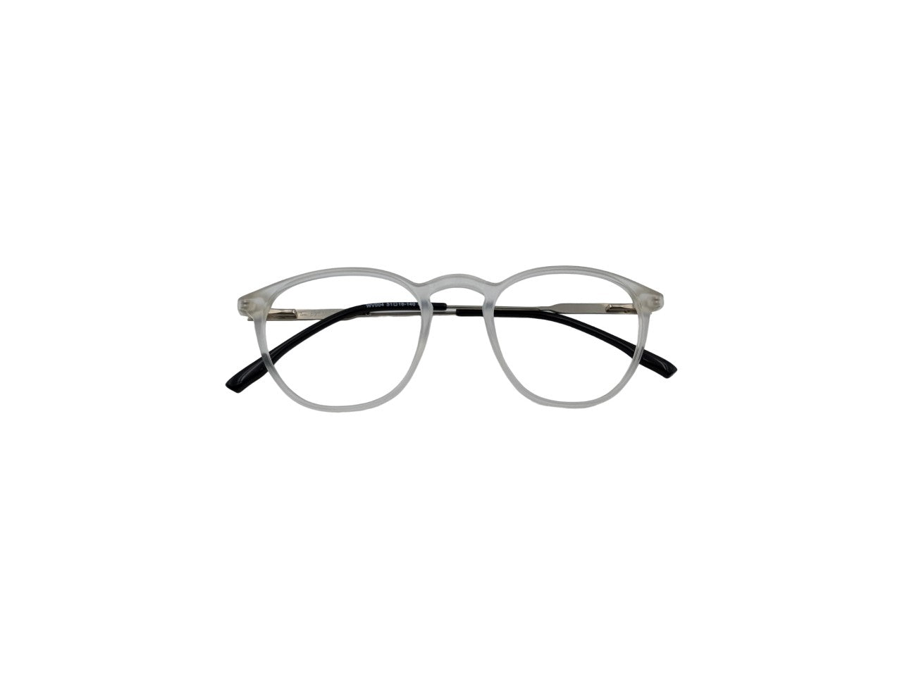 Tom Eye Round Matte White Eyeglasses