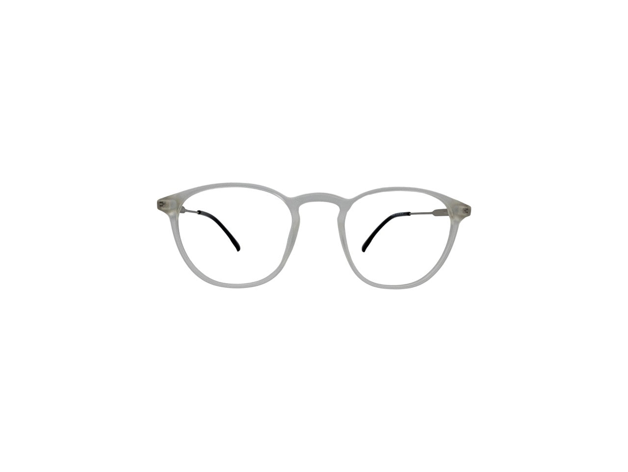 Tom Eye Round Matte White Eyeglasses