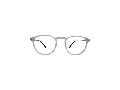 Tom Eye Round Matte White Eyeglasses