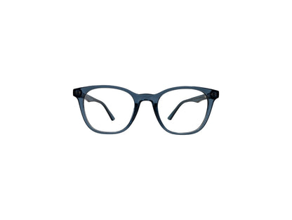Tom Eye Square Glossy Blue Eyeglasses