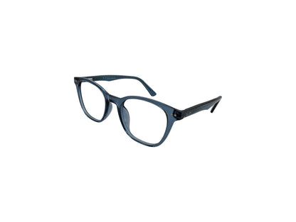 Tom Eye Square Glossy Blue Eyeglasses