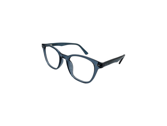 Tom Eye Square Glossy Blue Eyeglasses