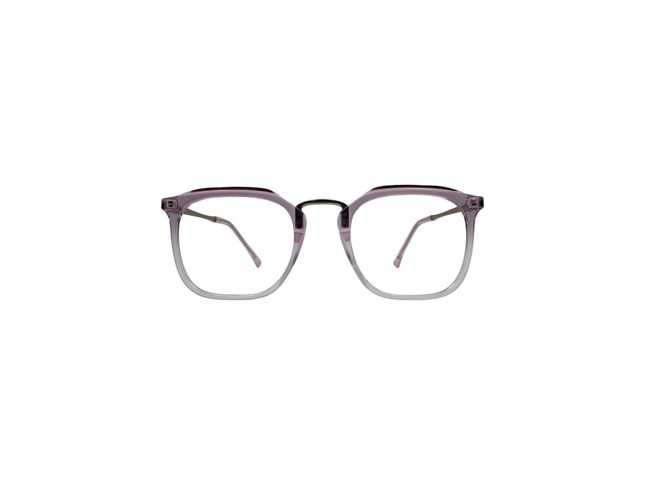 Tom Eye Side Metal Square Purple Color Eyeglasses