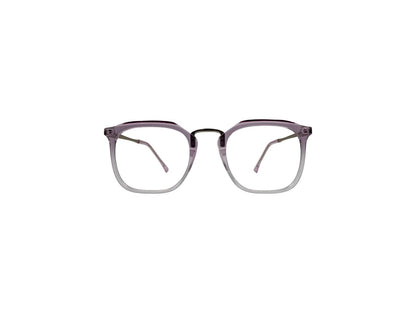 Tom Eye Side Metal Square Purple Color Eyeglasses