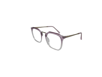 Tom Eye Side Metal Square Purple Color Eyeglasses